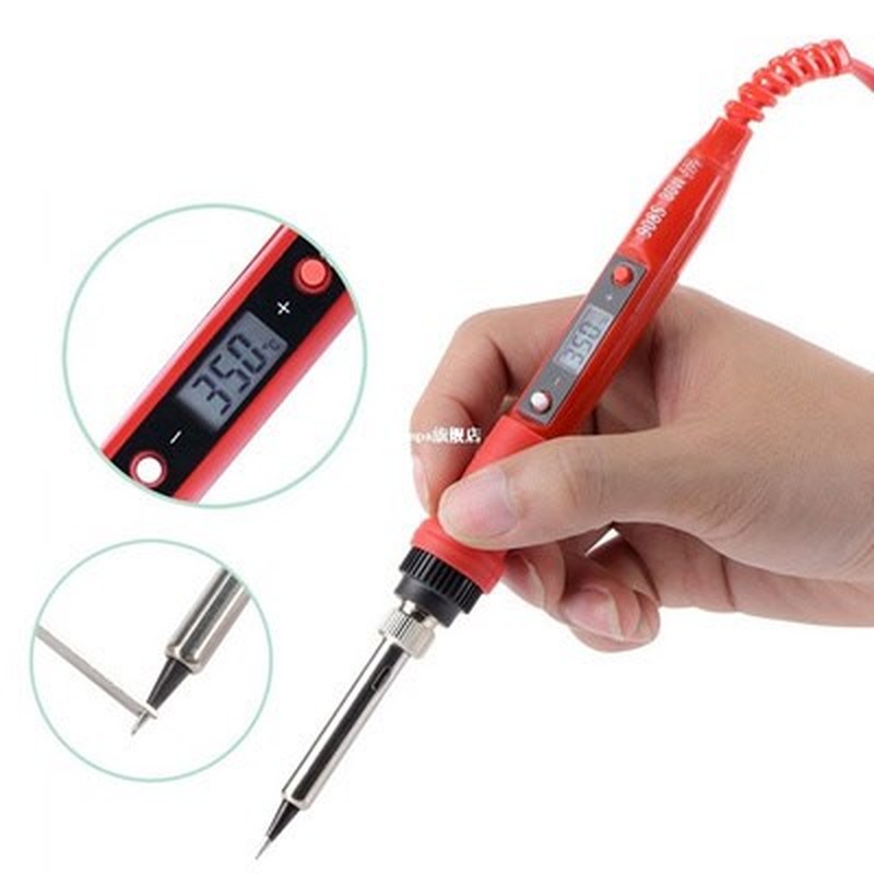 极速220V d80W Lcd Electric Soldering Iron 908S Adjustable Te