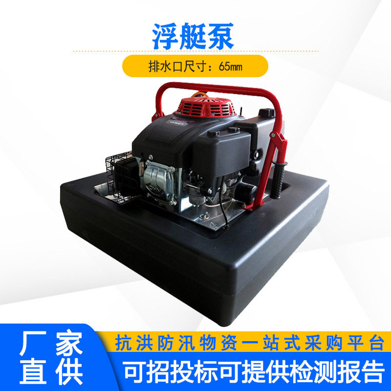 市政抗洪单缸四冲程汽油排水泵