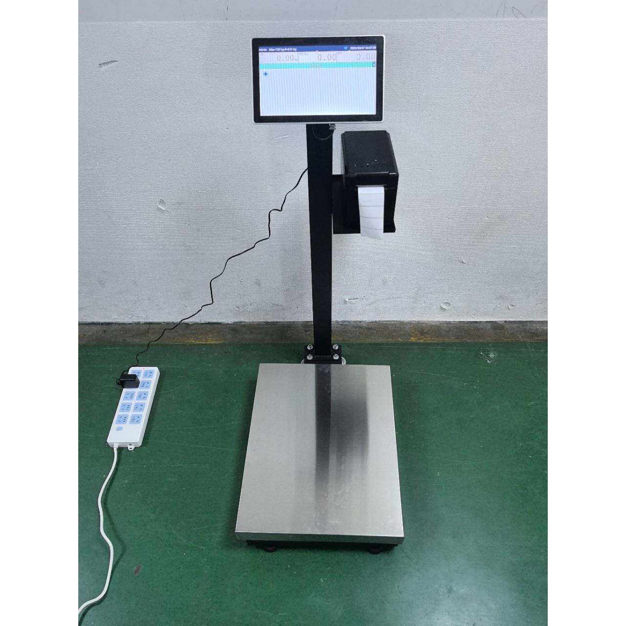 带打印的安卓智能电子秤可以二次开发100kg200kg