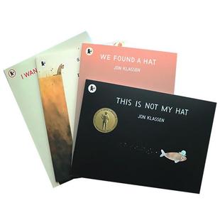 JonKlassen4册平装合售英文绘本IWantMyHatBack乔恩克拉森