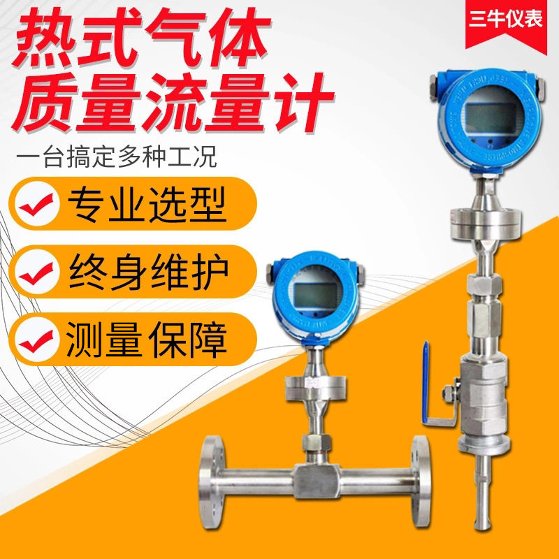 热式气体质量流量计微小插入式