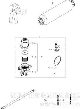 400403-00741燃油滤清器套件DP222CC斗山