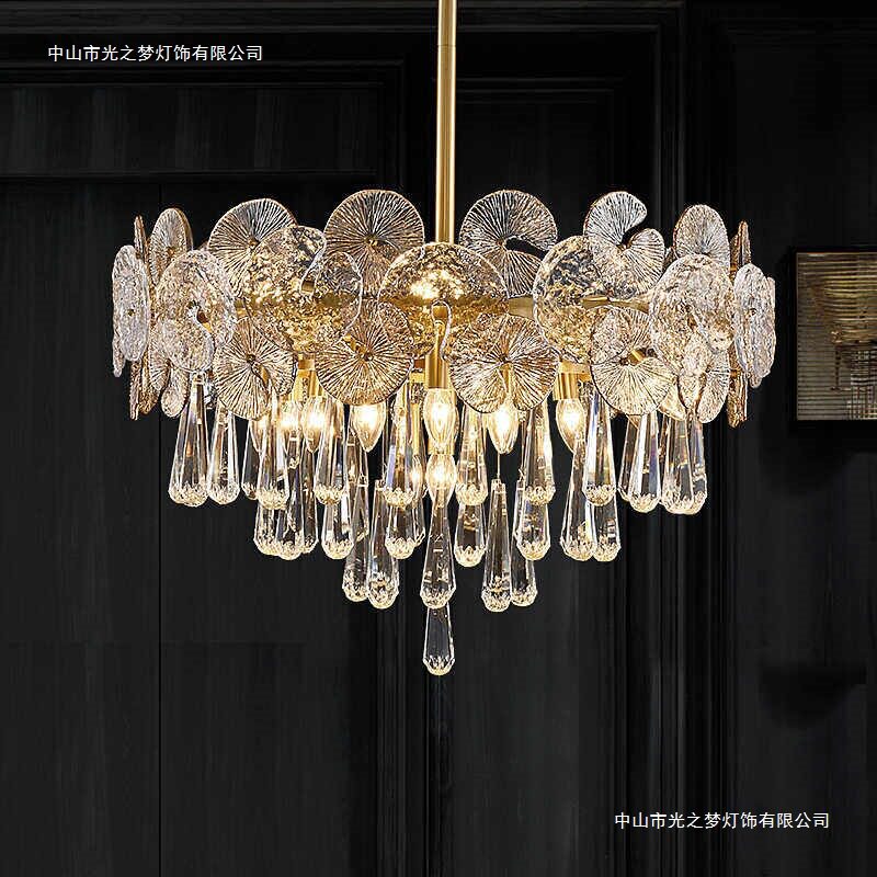 欧式客厅卧室餐厅后现代水晶