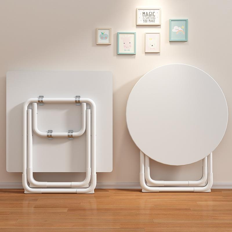 可折叠桌餐桌家用户型小桌子简易圆桌出租屋户外摆摊吃饭便携方桌