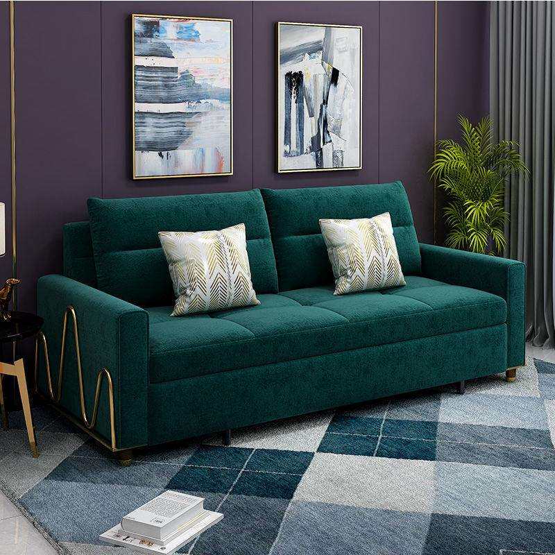 轻奢折叠沙发床两用伸缩多功能多尺寸双人三人小户型沙发可以当床