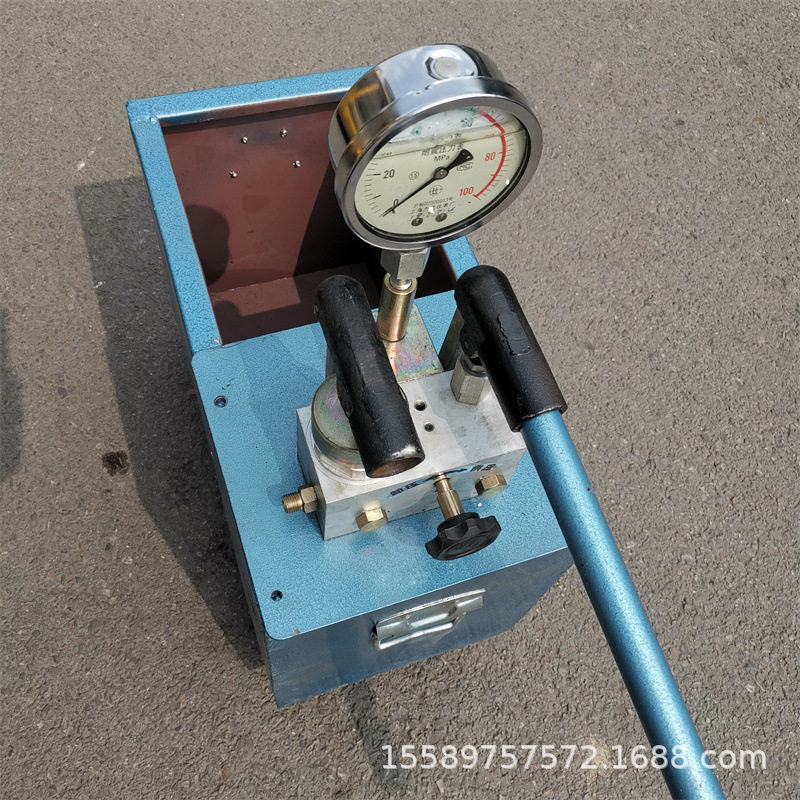 自来水管暖气打压机手动试压泵水管压力漏手动测试泵地暖试压泵