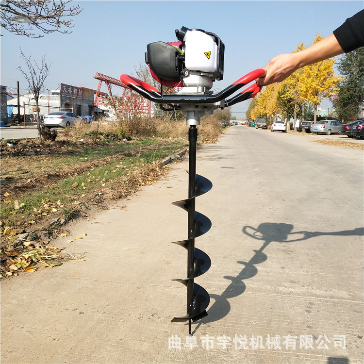 便携式地钻挖坑机 苗木种植打洞机 四冲程小型汽油挖坑机