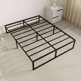 欧美铁艺床架卧室家用可拆装折叠双人铁床民宿简约金属拼装床