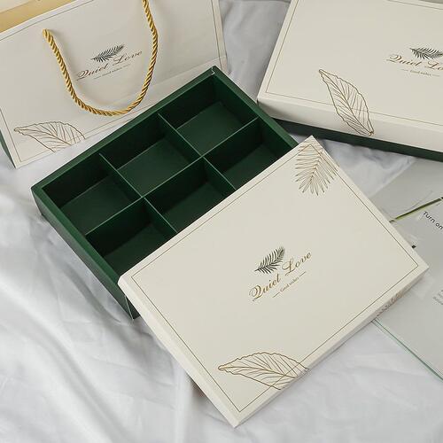 新品ins egg yolk cNriesp packing box moon cake gift boZx Dai
