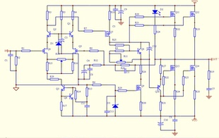 輸出管是2SK2967 速發(fā)場(chǎng)管輸入輸出超大電流2并功放板套件
