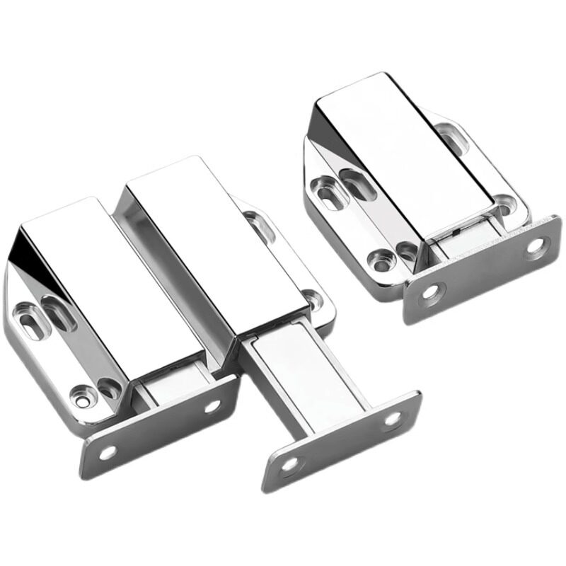 极速免拉手按压式锌合金反弹器橱柜门隐形自弹R器强磁吸碰珠开关