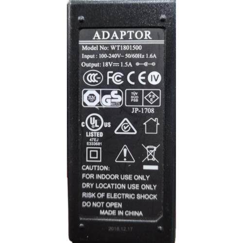 极速适用WT1f801500效果器电源适配器18V1.5A充电器粤海2A通用