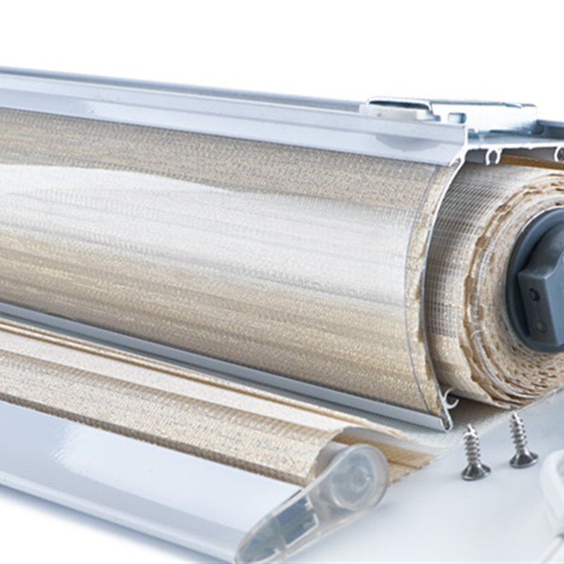 极速电动柔纱帘卷帘双层t遮光升降办公室卫生间厨房防水韩式百叶