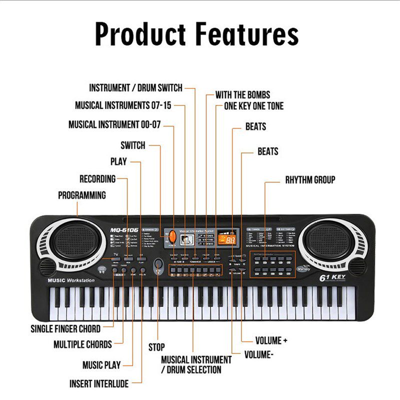 极速Pianod Music Electronic Keyboard Electric Keyboard instr
