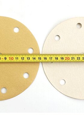 极速汽车6寸i9孔干磨砂纸 1w50mm圆形拉绒自粘盘砂纸圈气动打磨抛