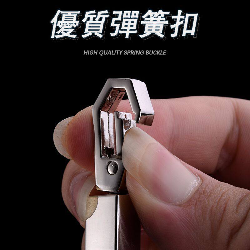 极速新品金d属钥匙炼扣环圈男士腰挂防丢链汽车锁匙扣挂件老人防