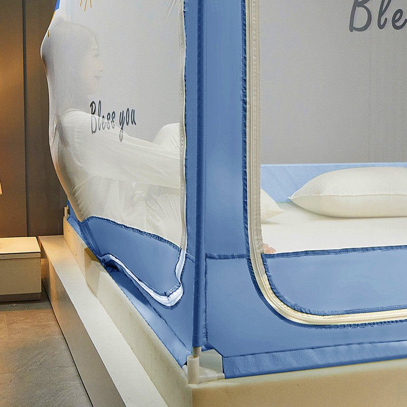 极速新款蚊帐方便拆洗蒙古包1.x5/1.8m床家用双人儿童防摔床上固,床上用品,蚊帐,淘宝优惠券,粉丝福利购,淘宝优惠卷