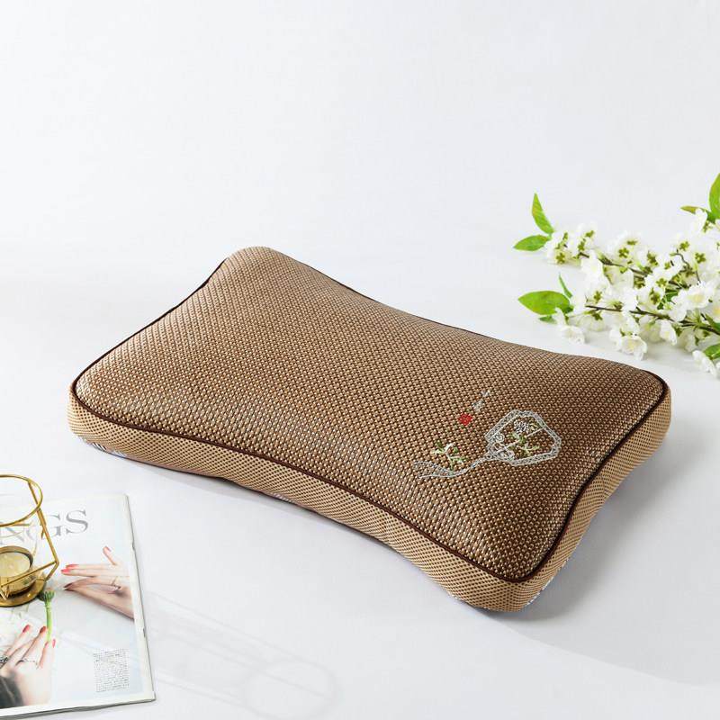 极速夏季a凉席枕头夏天冰藤荞麦皮枕护颈专用单人硬枕芯枕套成人,床上用品,功能枕/保健枕/养生枕,淘宝优惠券,粉丝福利购,淘宝优惠卷