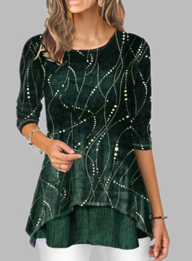 极速2020 Spring summer Fashion Elegant PlMus Size Fashion Wo