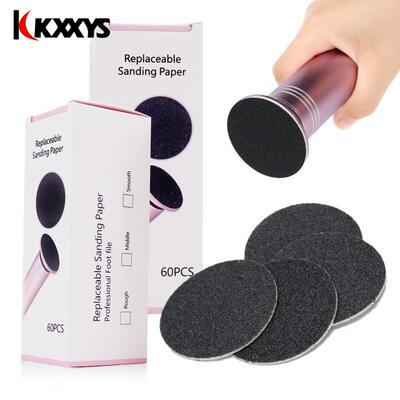 极速60 pcs Replacement Sandpaper DiscHs Pad Sanding Paper Fo