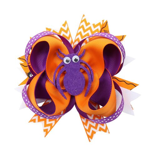 极速Halloween Muklti-layer Swallowtail Cute Funny Bow Hairpi