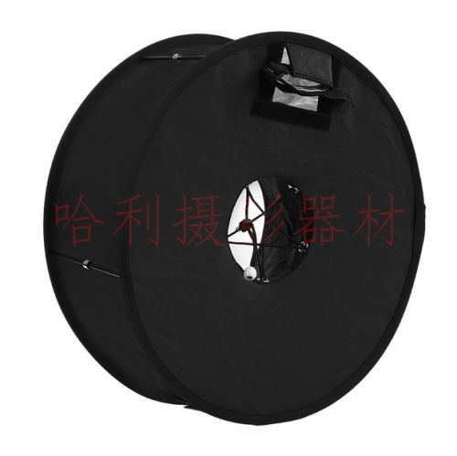 速发45CM环形折叠式柔光箱微距眼神光闪光灯罩环闪柔光箱 580EX 4