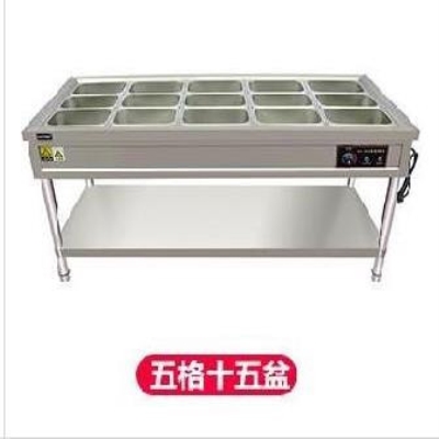 新品保温售饭台快k餐车手推摆摊优质自动商用燃气打菜四格7盆设备图片