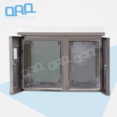 极速不锈钢户外电表箱玻璃三相计量电表箱左右开门配电Y箱课来图