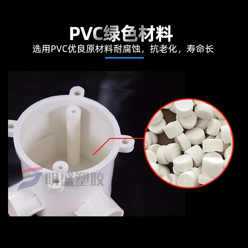 PVC预埋司令箱 灯头盒分线盒高深八角暗装圆接线盒塑料一二三四通