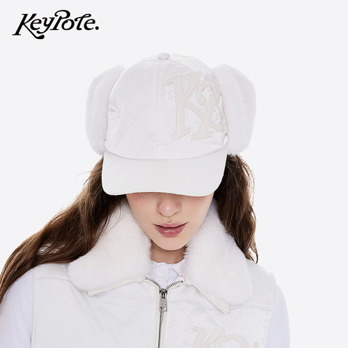 KeypoteGolf毛毛护耳高尔夫秋帽