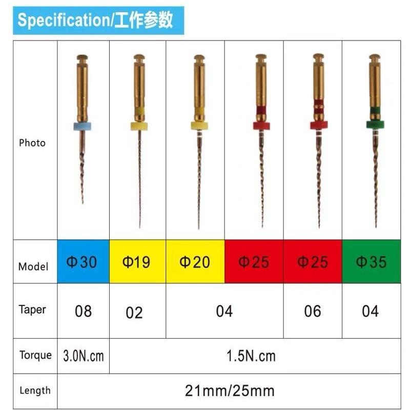 牙科sc镍钛锉机扩针口腔机用开口根管锉机扩锉m3登士柏材料