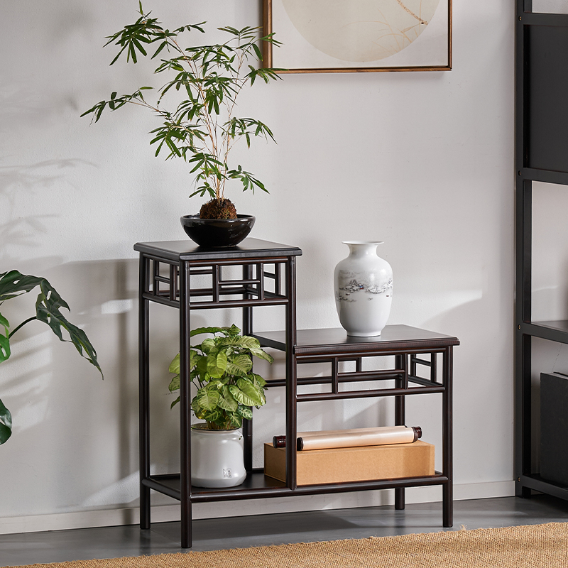 高矮组合花架落地式置物架客厅室内盆景摆放架多层花台加宽免安装