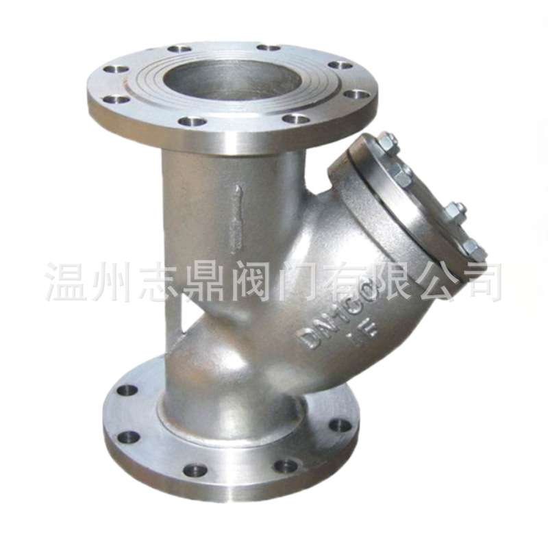 GL41W-16PDN15-DN300Y型不锈钢304过滤器法兰过滤污水毛发