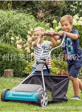 德国进口嘉丁拿GARDENA 花园草坪手动割草机 04022家用小型除草机