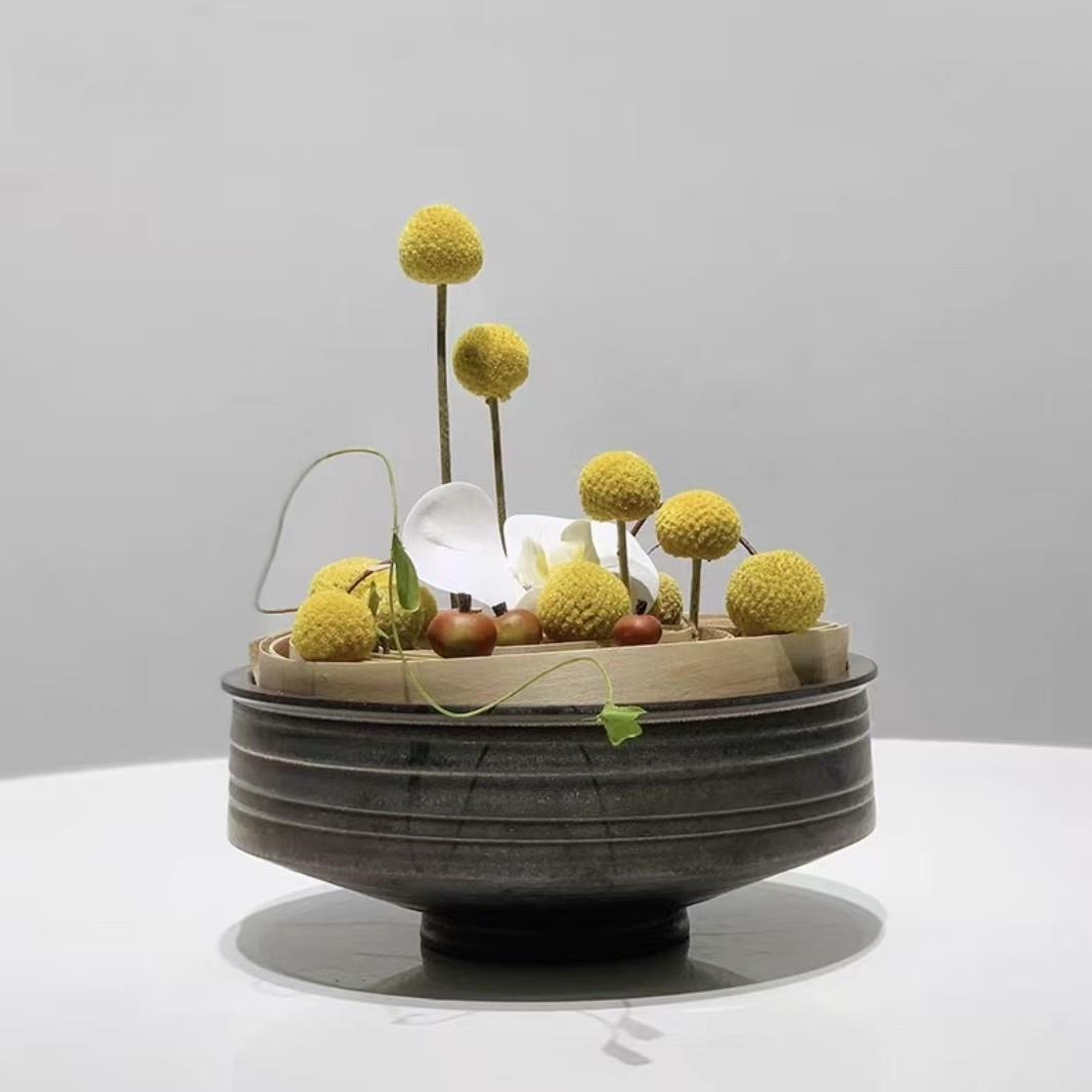 新中式仿真绿植盆景摆件室内装饰 微景观书房办公室样板房