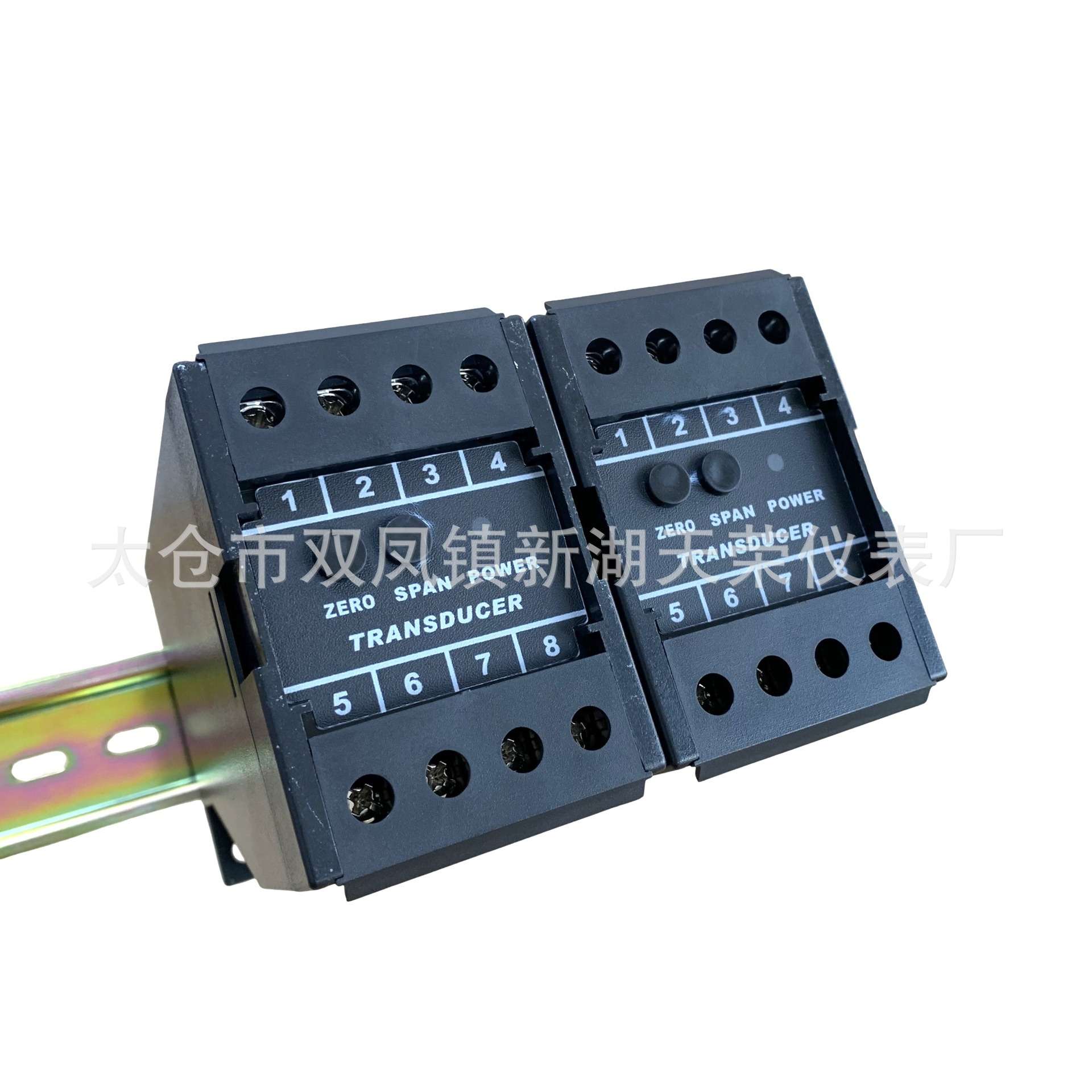 苏州天康N3-AD-1T-55A4B交流电流变送器AC0-5A转4-20MA导轨模块