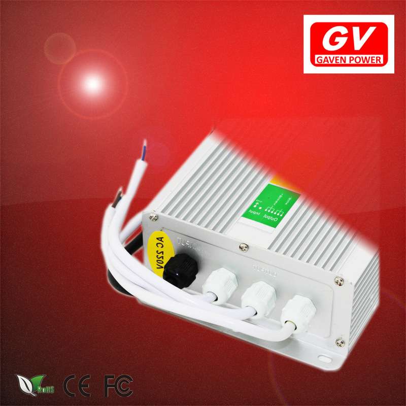 12v20a250w防水开关电源 监控安防LED灯带防水电源集中供电12v20a