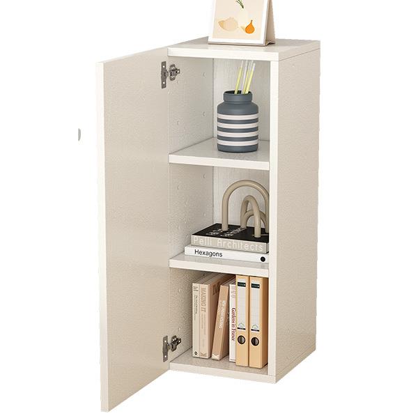 夹缝收纳细柜实木书架15 20 25 30cm窄边柜靠墙定 制超薄储物角柜