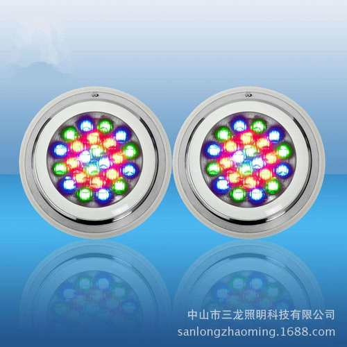 9w12w15w18w24w30w33w35w40w45瓦 LED泳池灯 水下灯 不锈钢水底灯