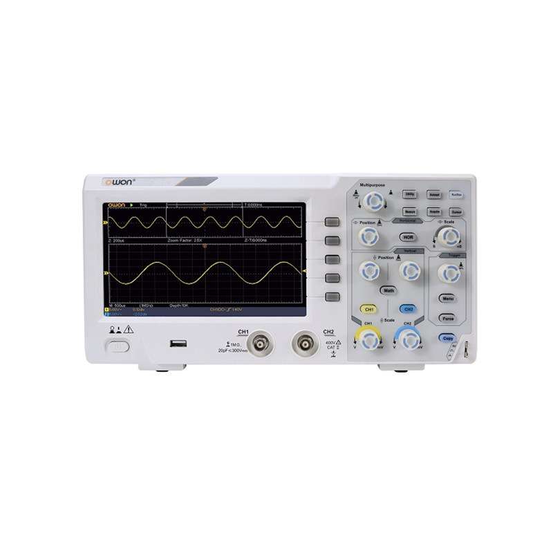 OWON利利普20M数字示波器SDS1022双通道波形存储