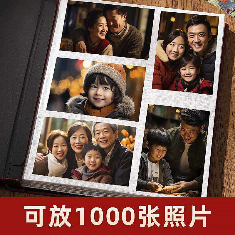 加世相册本6寸相册本纪念册大容量家庭情侣照片收纳册5六7寸过塑