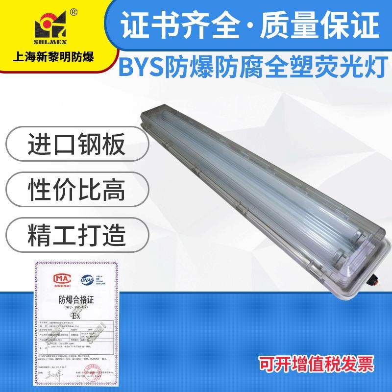 新黎明BYS防爆防腐全塑荧光灯 BYS-2 20W 8WJ全塑荧光灯带应急