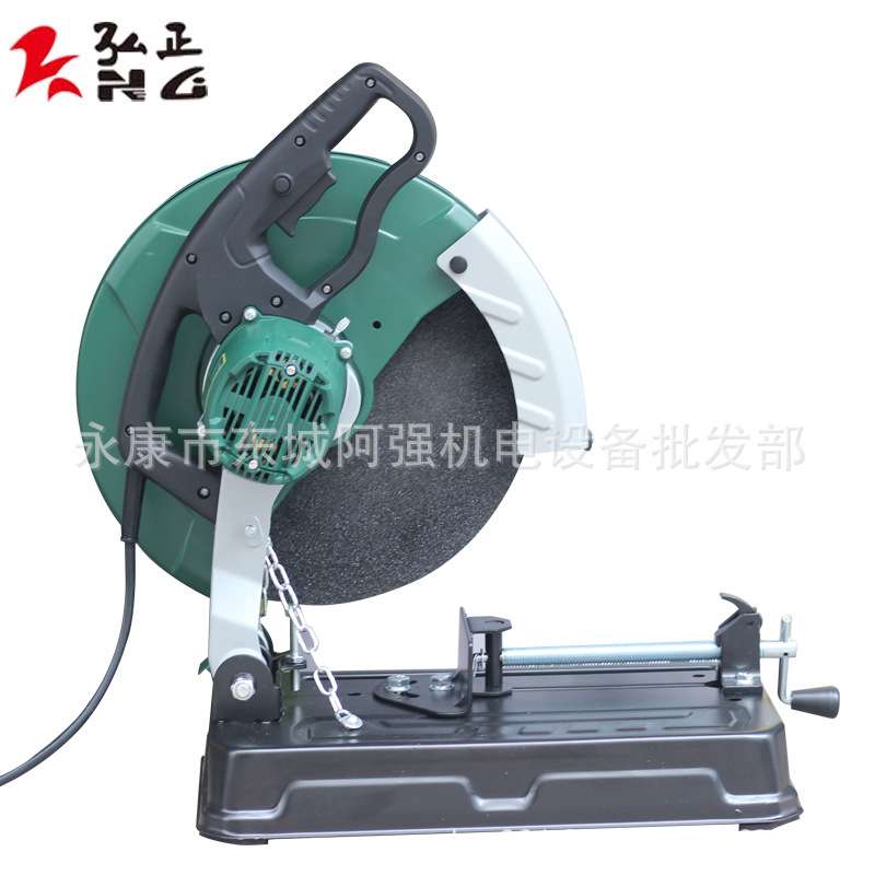 弘正935S钢材机355型大功率2400W工业级木材切割机金属台式机220V