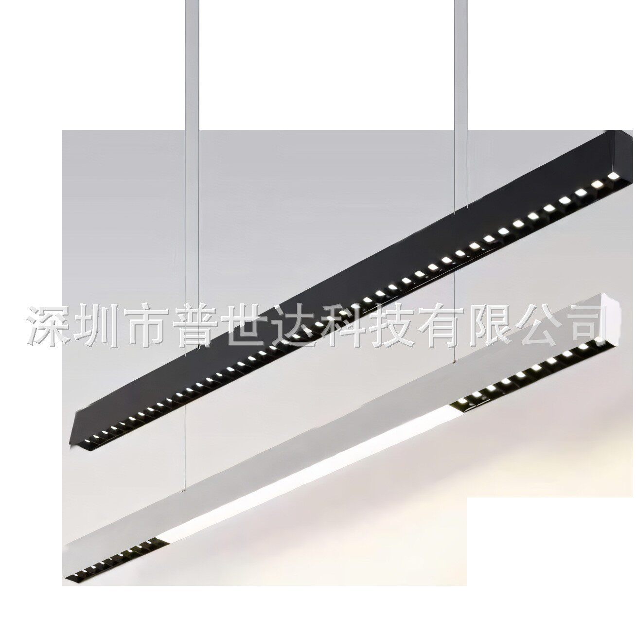 办公线条灯源头工厂线性泛光办公灯LED透镜模组线形灯型材长条灯