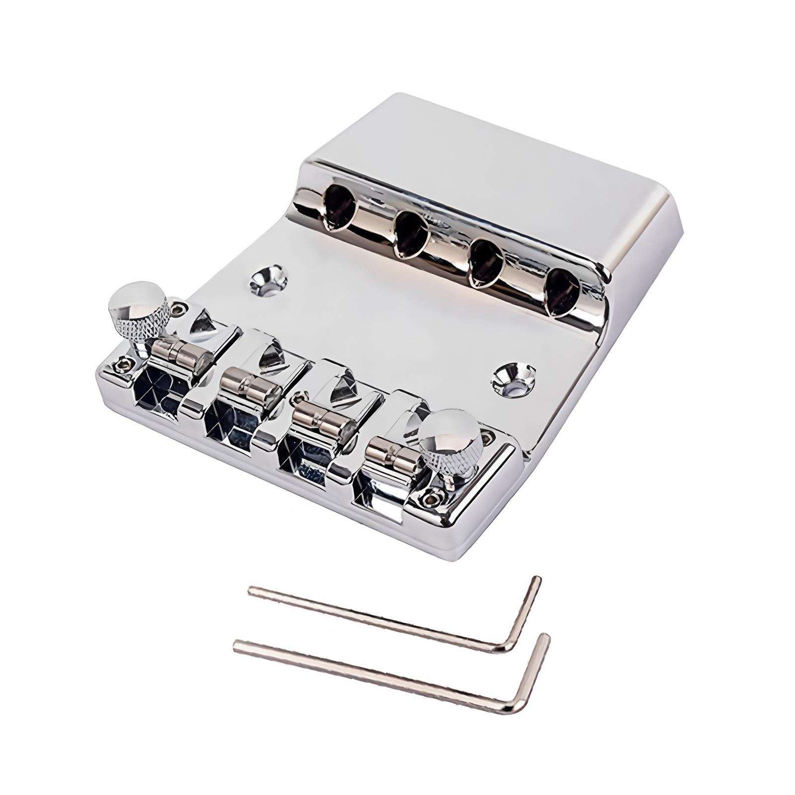 Jazz 4弦贝斯琴桥拉弦板拉弦器电贝司拉线板Bass弦桥下桥