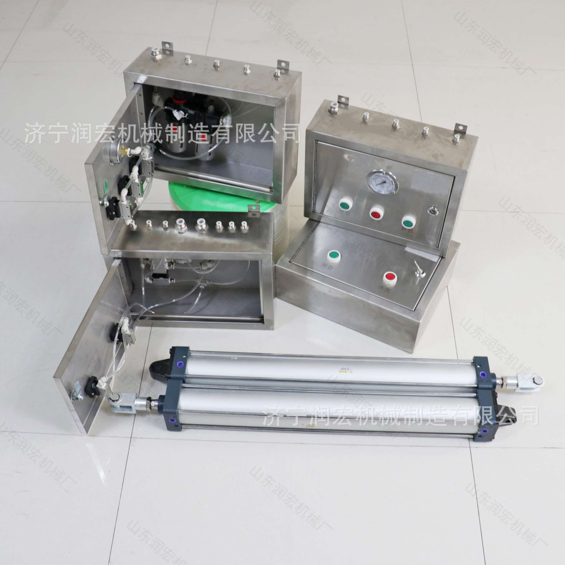 矿用气动风门控制装置手动按钮气控闭锁装置井下无压风门开关系统