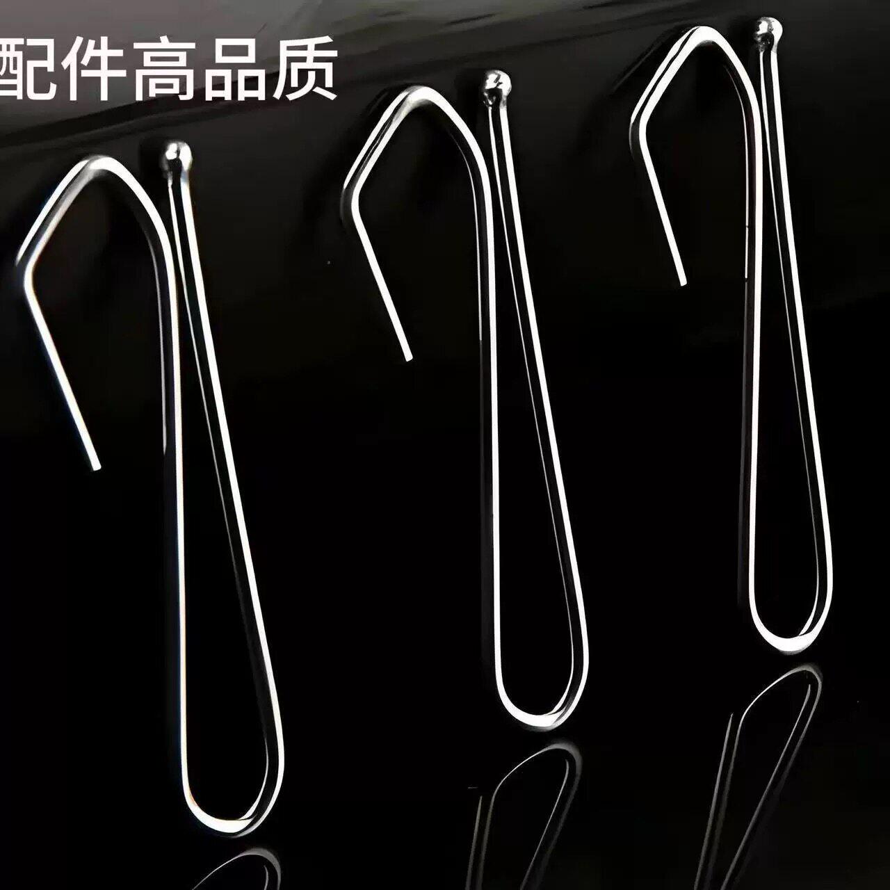 窗帘挂钩不锈钢单钩扣环钩子窗帘钩挂钩韩式配件金属窗帘挂钩辅料