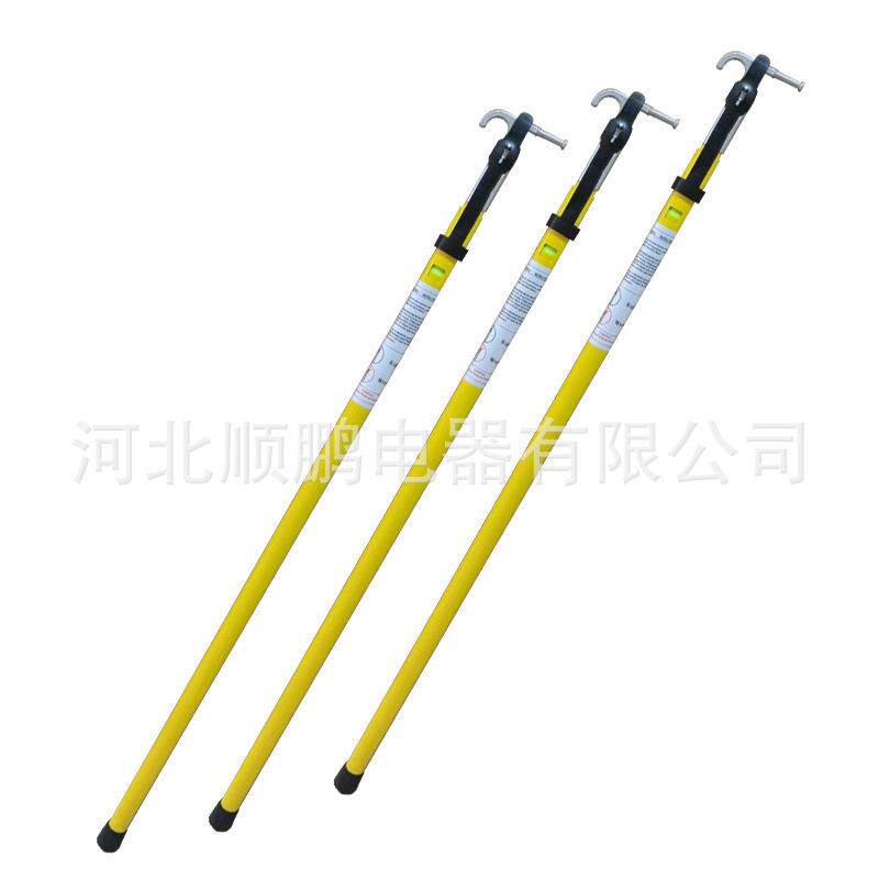 令克棒高压拉闸杆伸缩杆操作棒三角伸缩拉杆挑线杆绝缘杆10KV35KV