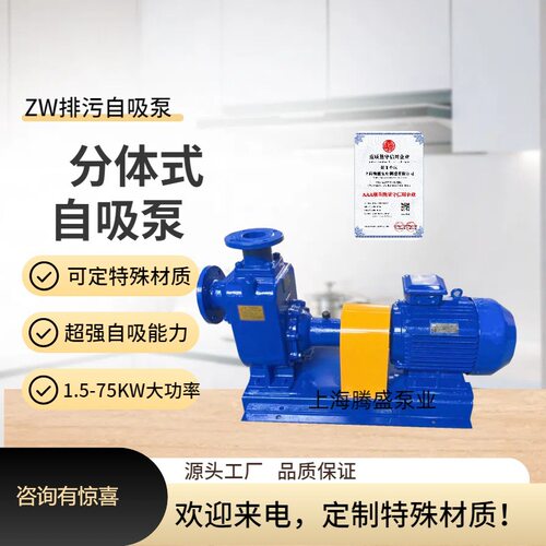 304不锈钢叶轮泵头自吸清水泵