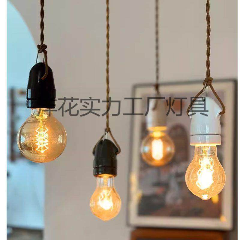 日式复古陶瓷床头吊灯艺术单头餐厅餐桌吊线灯创意个性迷你小吊灯,金属材料及制品,金属加工件/五金加工件,淘宝优惠券,粉丝福利购,淘宝优惠卷